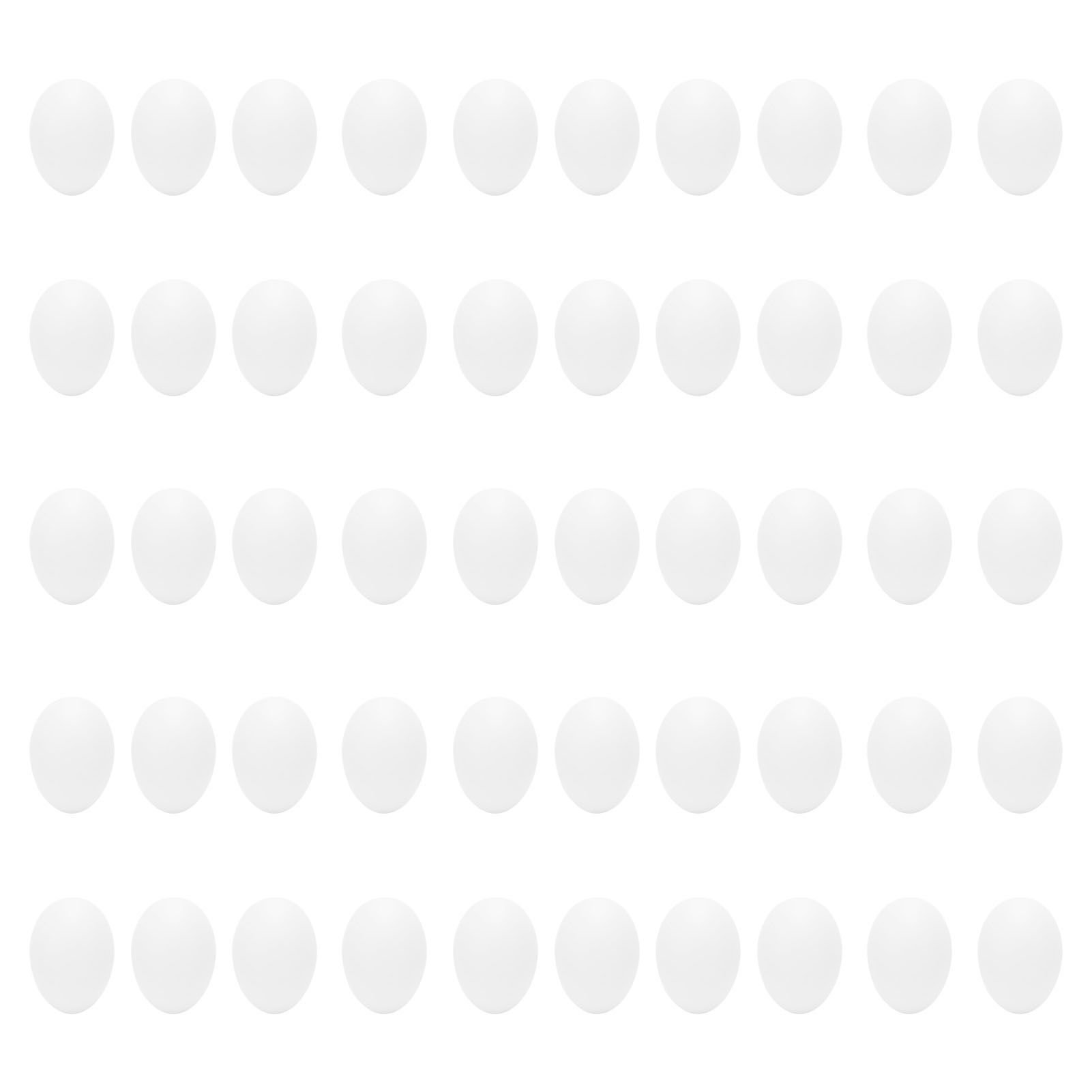 50pcs Plastic Fake Pigeon Egg Solid Fake Egg Simulation Hatching Breeding Supplies for Birds — image 3