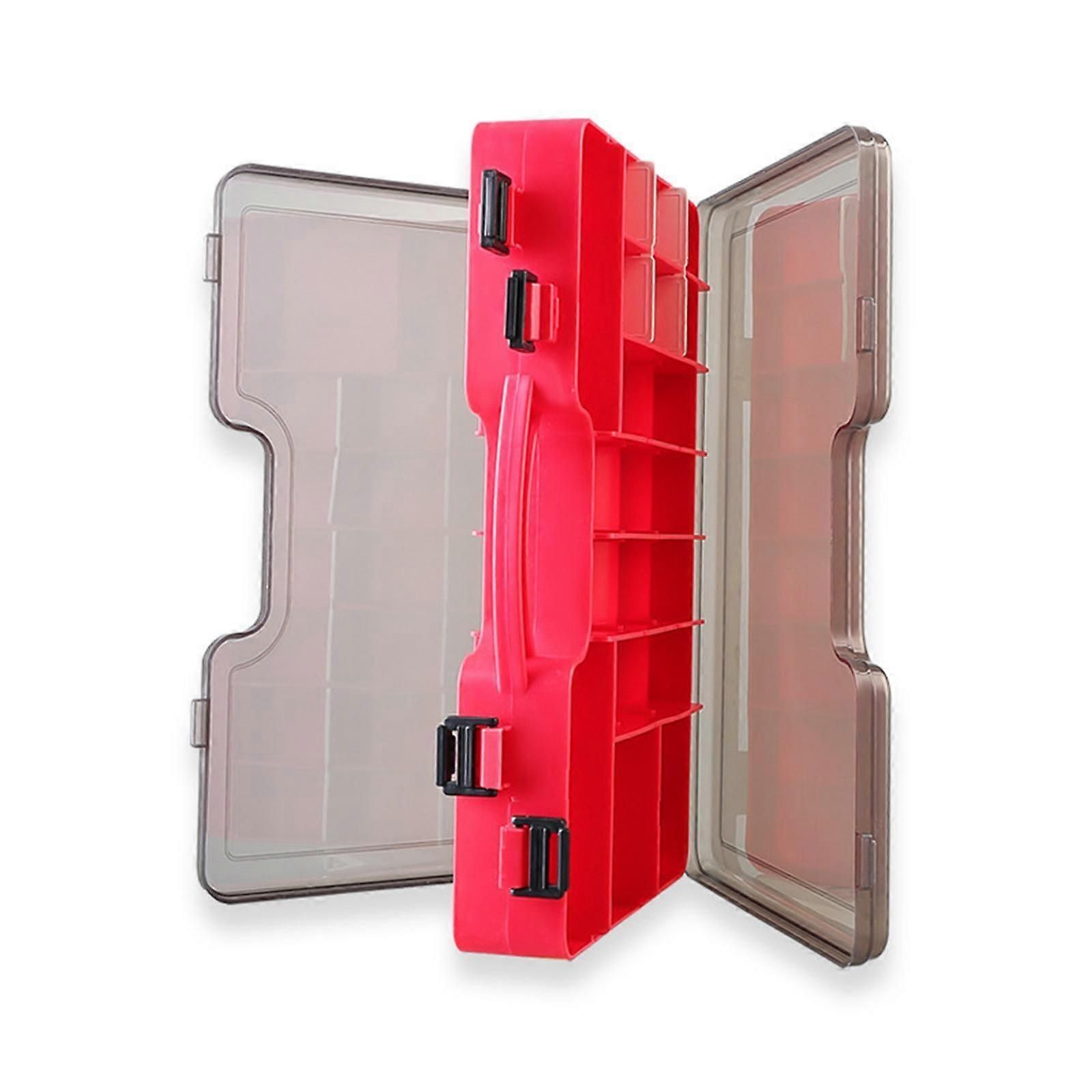 Fishing Tackle Box Organizer with Removable Dividers,44 Grids,Fishing - White — image 5