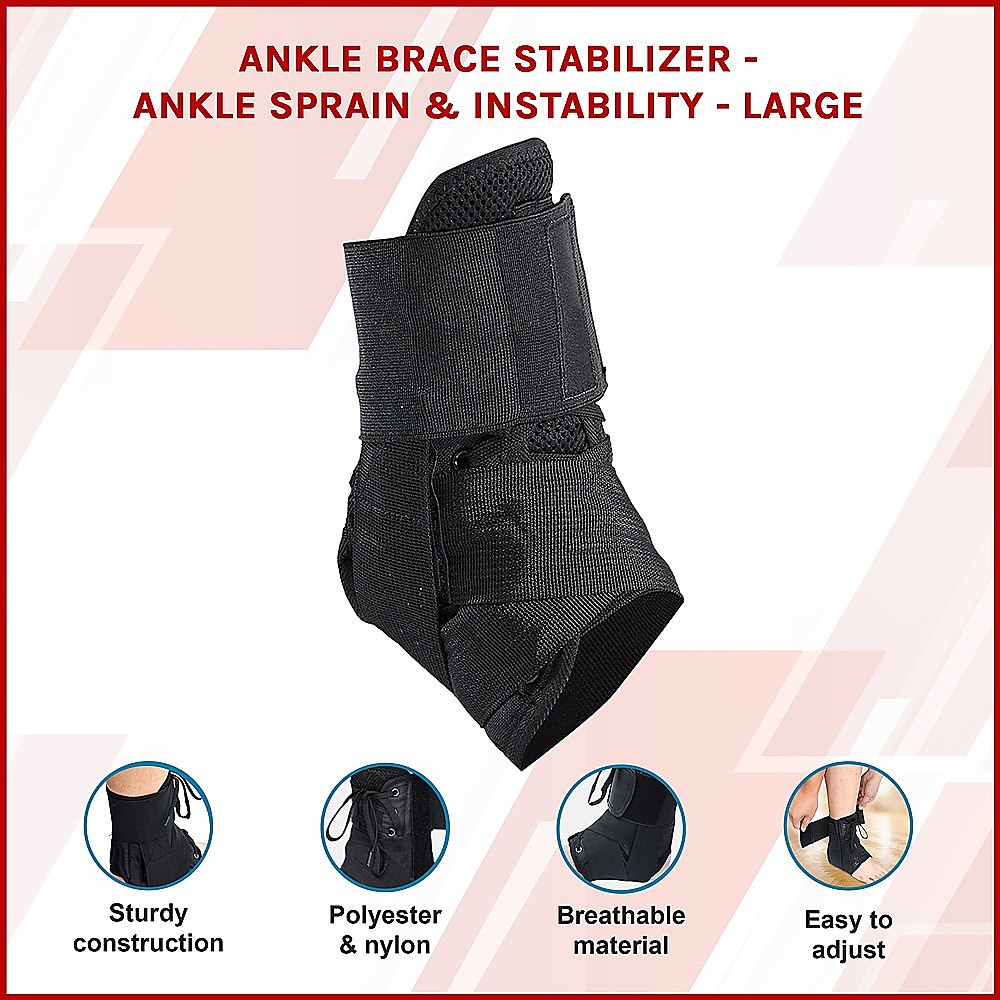 Ankle Brace Stabilizer - Ankle sprain & instability - LARGE โ image 3