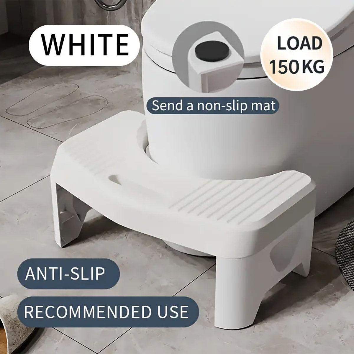 Thickened Toilet Squatting Stool Bathroom Footstool Household Restroom Pad - Blue — image 4