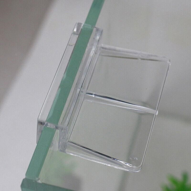 4Pcs Aquarium Fish Tank Glass Cover Support Holder Acrylic Clip Bracket 6/8/10/12mm - 6mm โ image 4