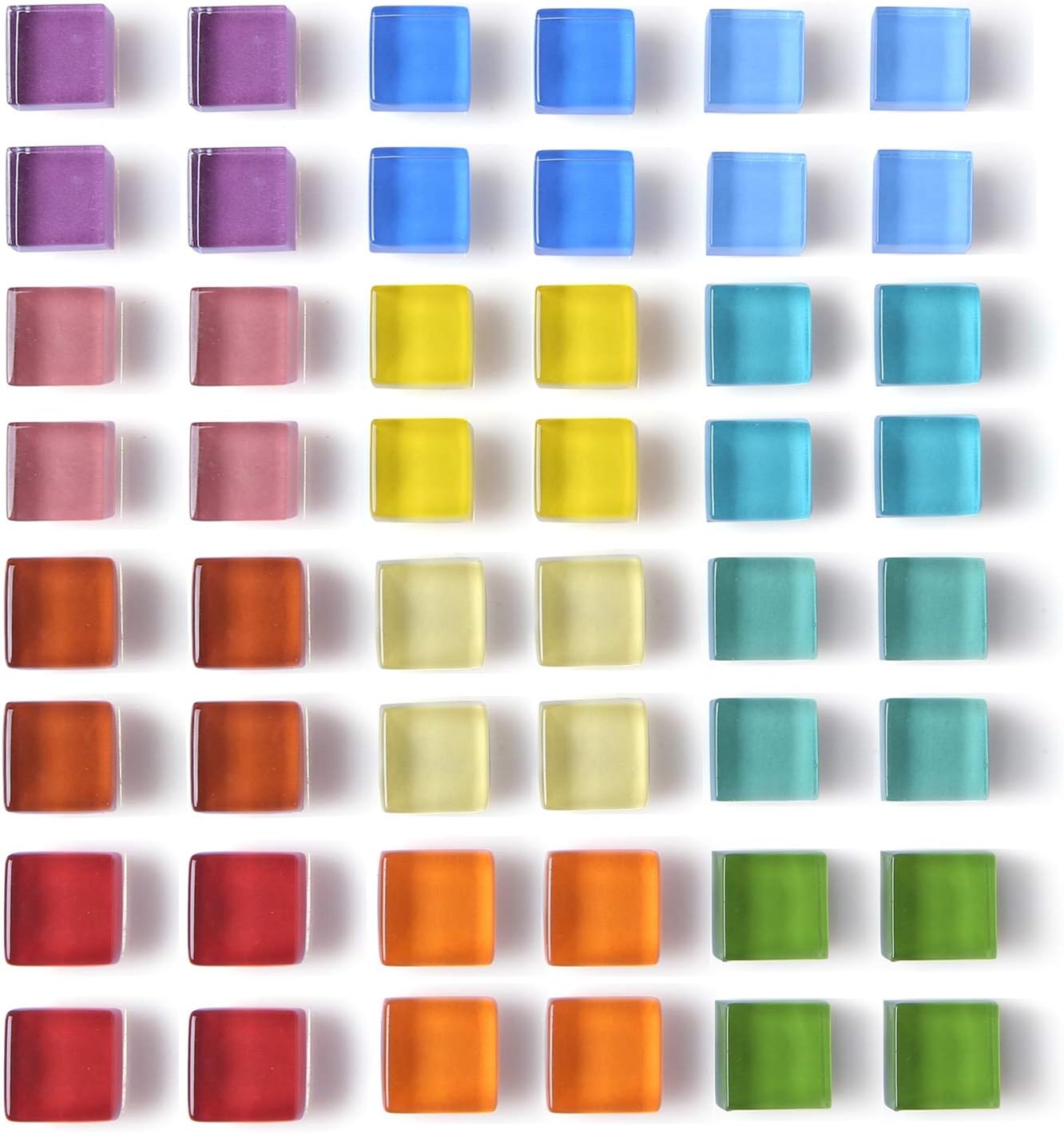 48 Pack Glass Refrigerator Magnets for Fridge Cute Magnets Color Decorative Magnets for Office Locker Magnets for Whiteboard