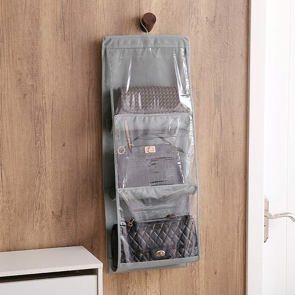 Purses Hanger Hanging Handbag Organizer Bags Storage Holder for Closet with 6 Larger Pockets large capacity โ image 4
