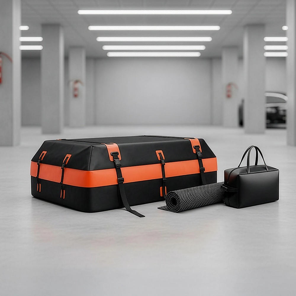 600L Car Roof Bag Cargo Carrier – Large Waterproof Rooftop Luggage Rack Storage — image 6