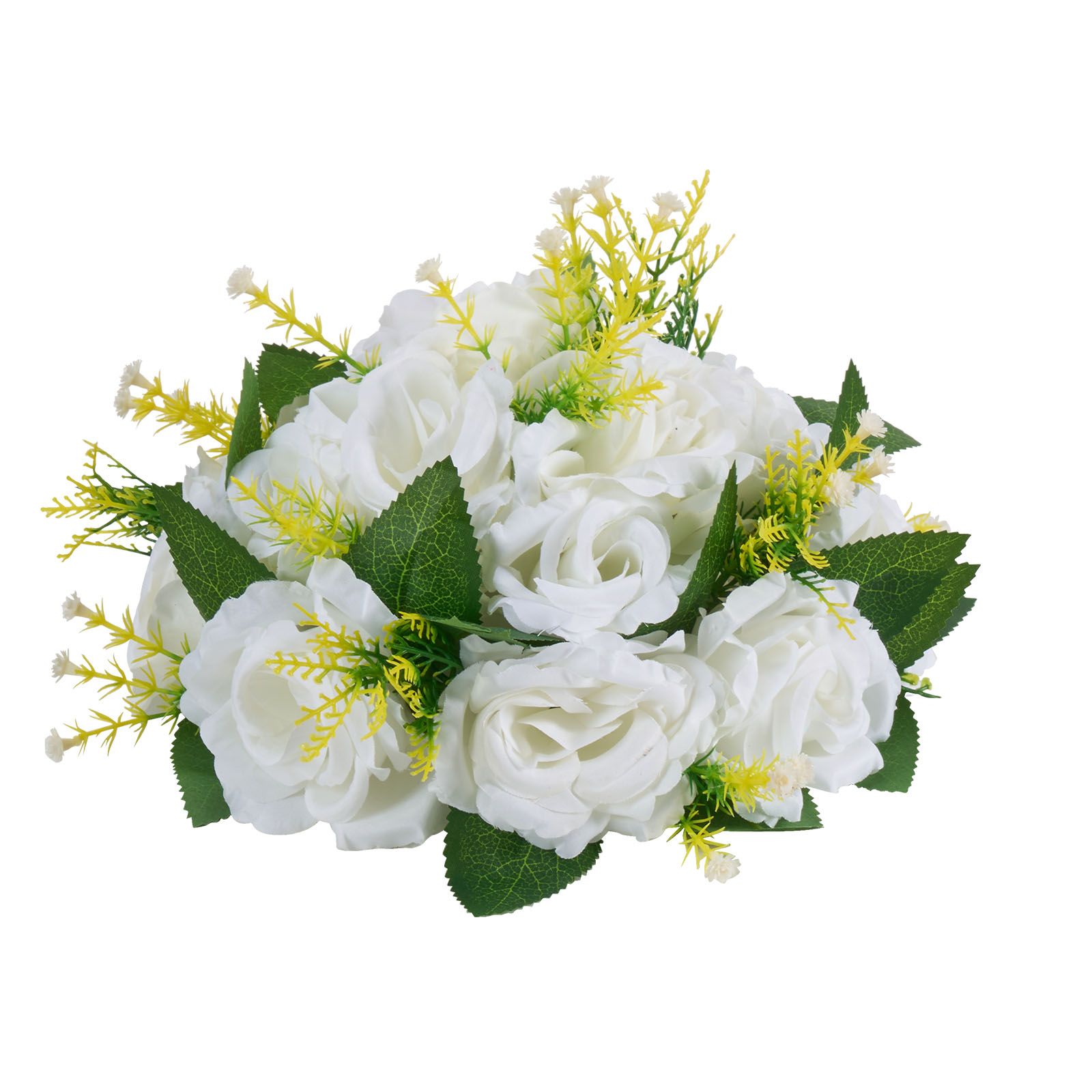 Flower Balls Arrangement Bouquet 10 PCS, 240 mm Diameter Artificial Flower Balls Wedding Rose Centerpieces, Faux Flowers Arrangements for Wedding Centerpiece