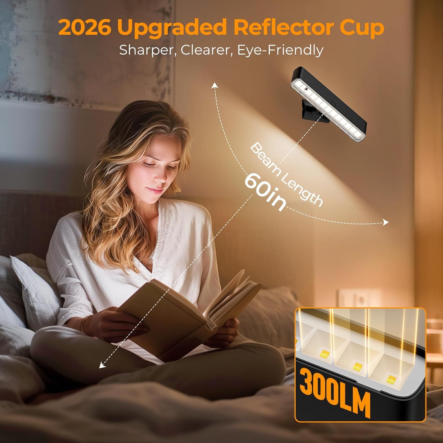 Battery Operated Wall Sconce Set of 2 Wireless Wall Lamp with Remote Control & Touch Control Rechargeable LED Wall Lights 3 Color Temperatures 360° Rotatable — image 2