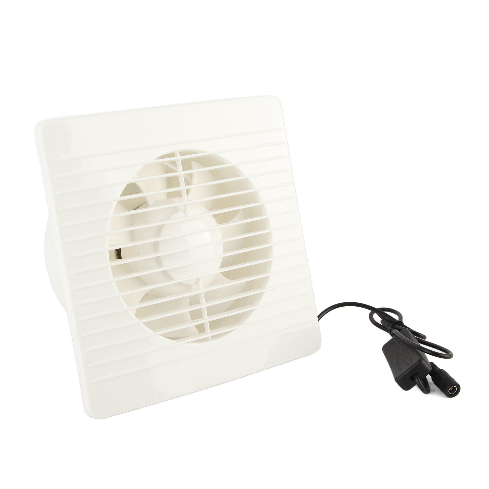 Solar Exhaust Fan 50W 6in ABS Protective Mesh IP67 Waterproof Ventilator for Greenhouses Pet Houses โ image 2