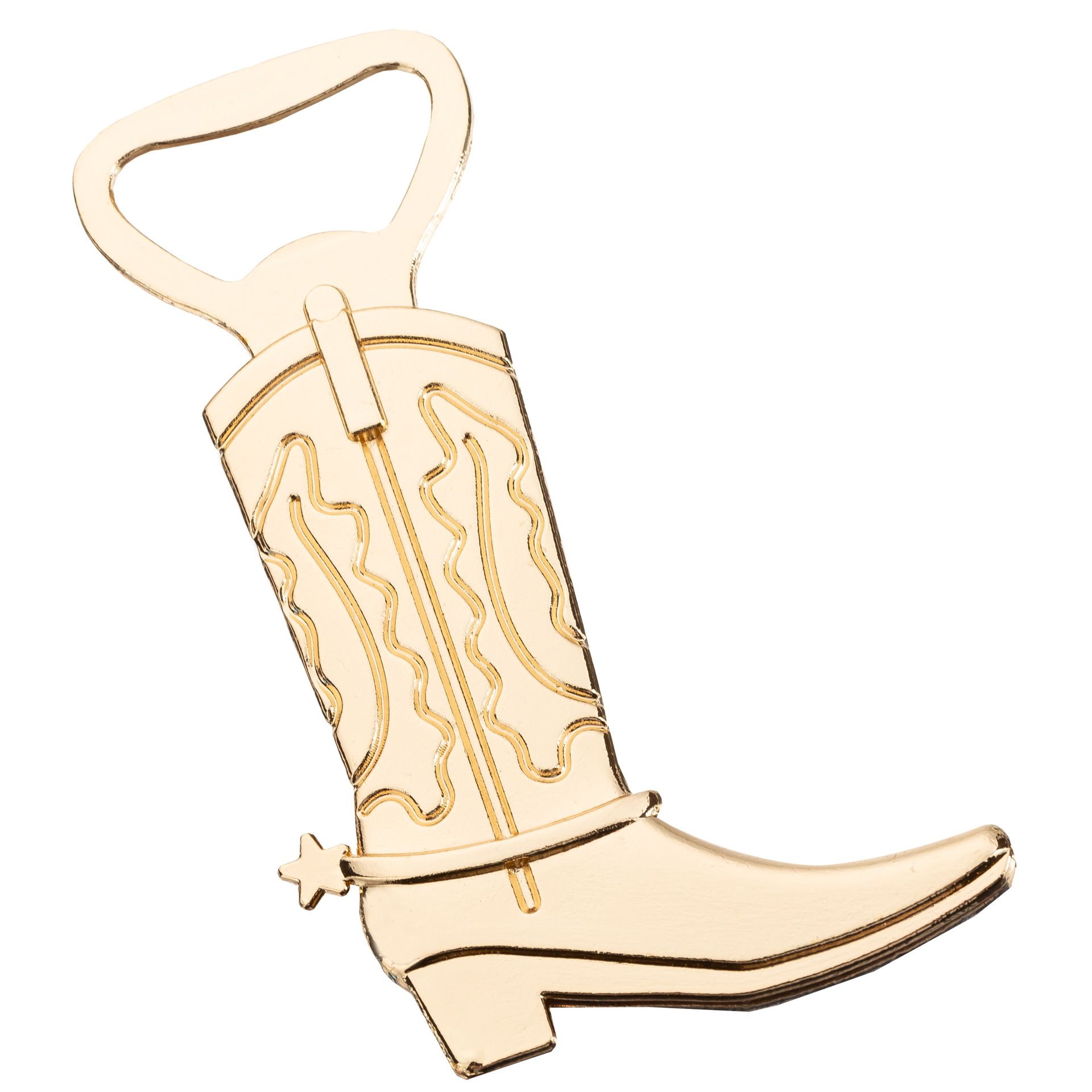 2 PCS Cowboy Boots Bottle Openers for Favors，Gifts，Decorations or Souvenirs to Guests at Wedding，Baby Shower or Bridal shower — image 3