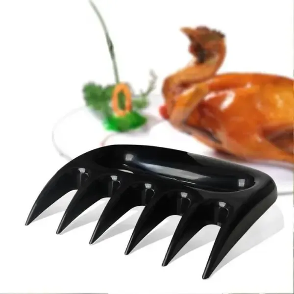 2 Pack Meat Shredder Claws, Multifunction Meat Lifter and Pulled Pork Shredder Tools for Grills, Griddles and Pans, Black — image 4