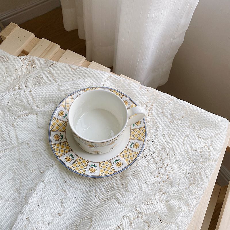 2 Pack White Lace Tablecloth 60×60cm — image 2