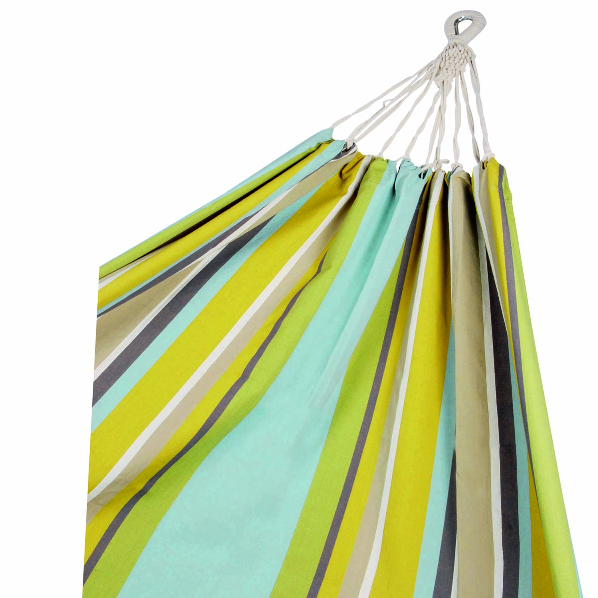Pack of 2 Corban Aqua Hammocks Multicoloured Stripes 220x140cm โ image 2