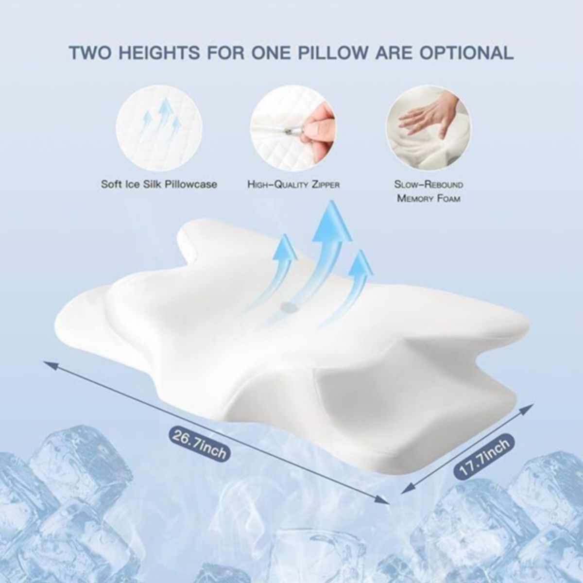 Ergonomic Pillow Memory Foam Pillow Cervical Support Pillow Neck And Shoulder — image 4