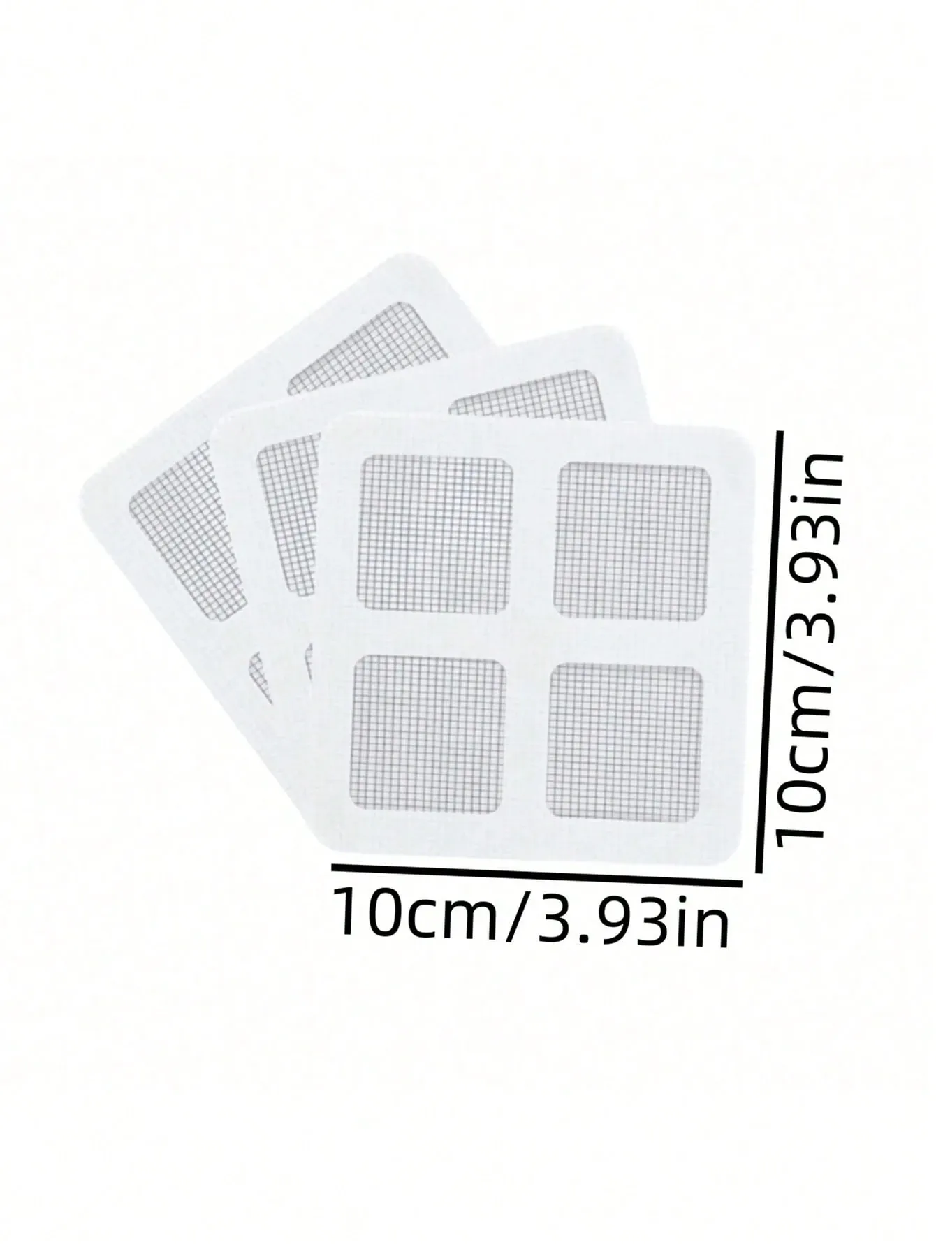 10pcs/100pcs Disposable Drain Filter Cover Shower Drain Hair Collector Floor Sink Filter Sticker Mesh Cover Basin Hair Stopper Self Adhesive — image 2