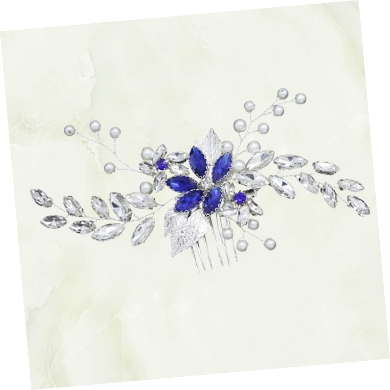 Womens Hair Accessories Hair Comb Wedding Hair Accessories for Women Hair Insert Comb Rhinestone Headpiece Bridal Comb — image 4