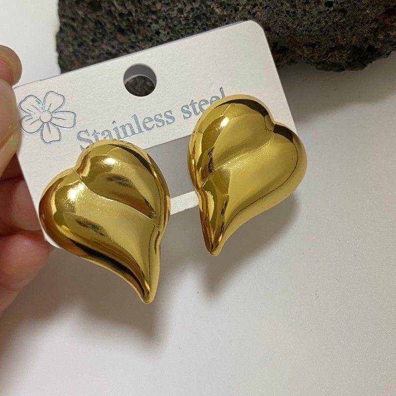 Combination B 18K Gold-Plated Stainless Steel Earring Set - 3 Pairs Minimalist Geometric Studs for Women with Gift Box Packaging โ image 5