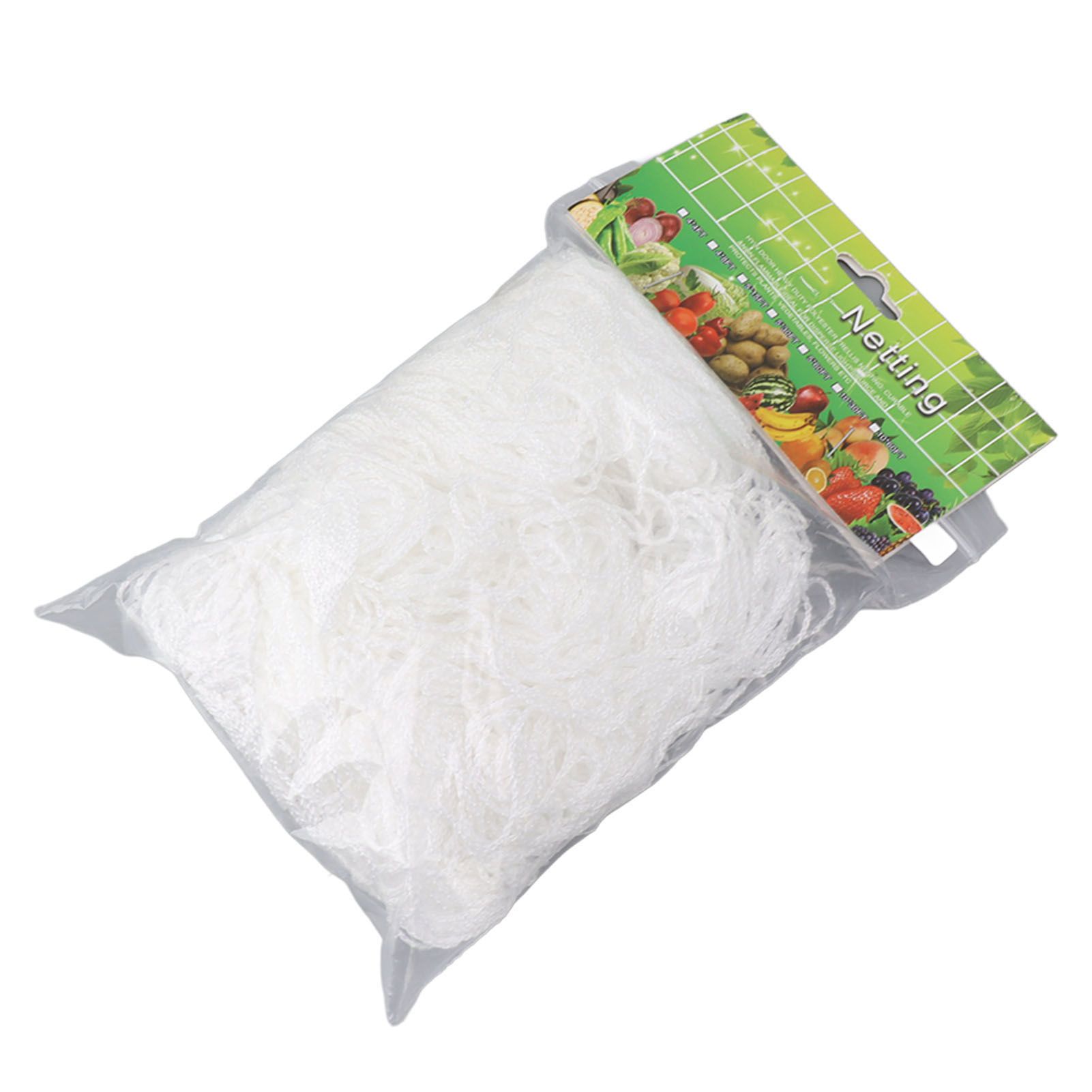 White Garden Plant Trellis Polyester Netting Fruits Vegetables Plants Trellis Net Multi Layer Climbing Plants Trellis Net for Home Yard Farm 5 × 30FT — image 5