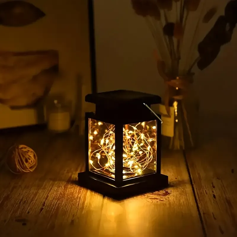 Solar Copper Wire Light: Auto Light Control, No Electricity Bill, 30 LEDs Illuminate Your Garden Night Sky./Four-color 30 beads โ image 3