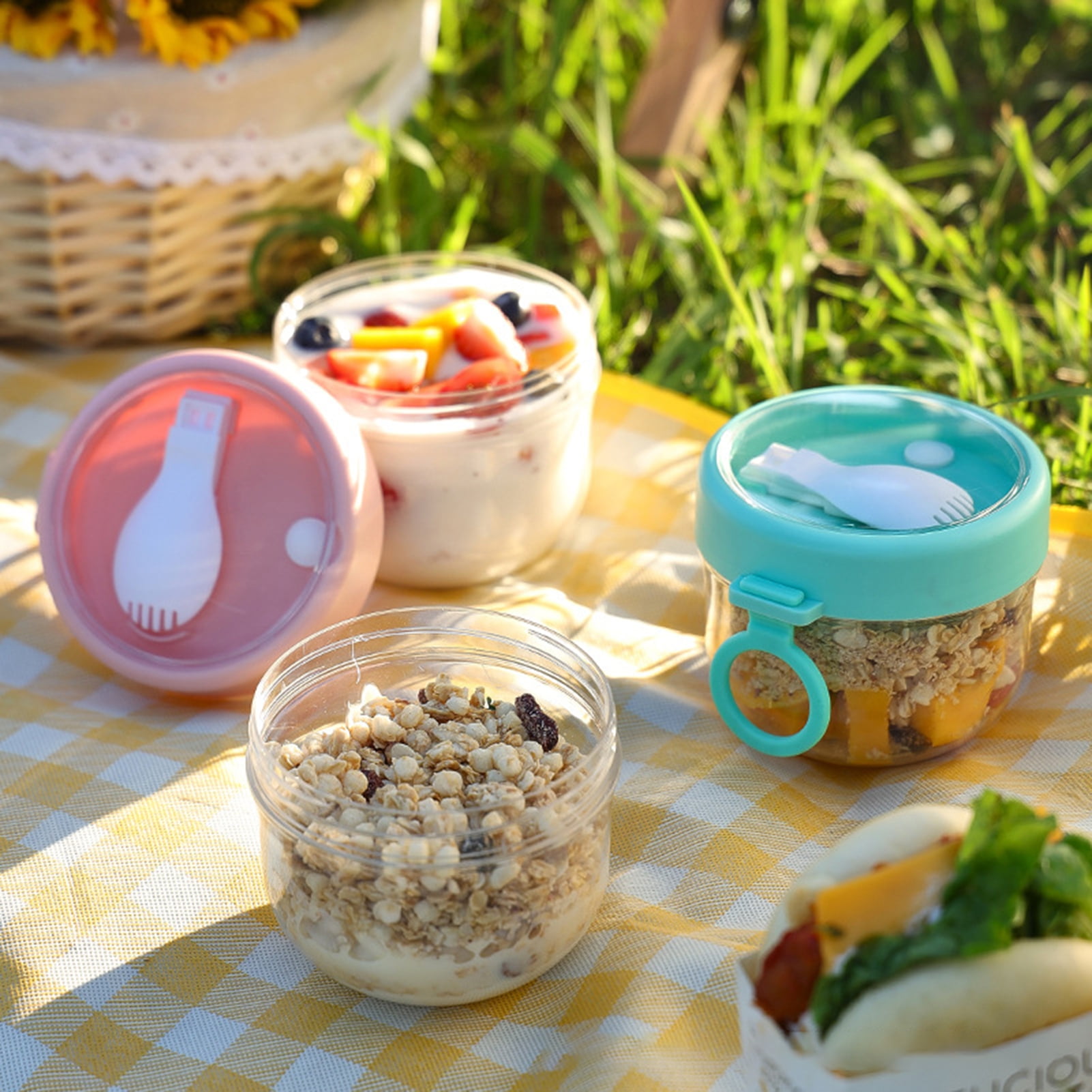 Polycarbonate White PC Leakproof Yogurt Container White — image 5