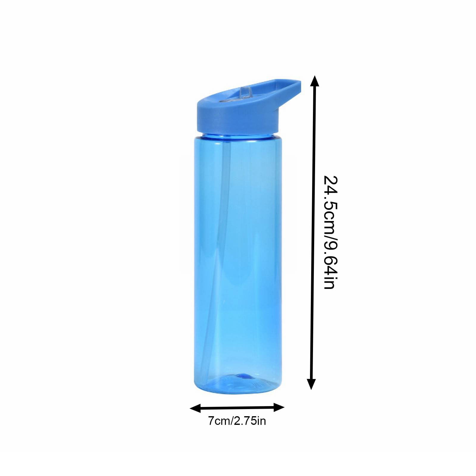 Bottle, Plastic Spout Straw Cup, Kitchen Supplies, 700Ml Large Capacity Clear Water Bottle Leakproof Drink Bottle Water Cup Drinkware Cup for School Outdoor — image 3