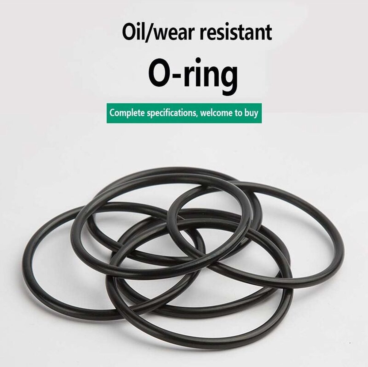 O-rings rubber rings - 225 pieces - 18 sizes - 6x2mm - with assortment box โ image 3