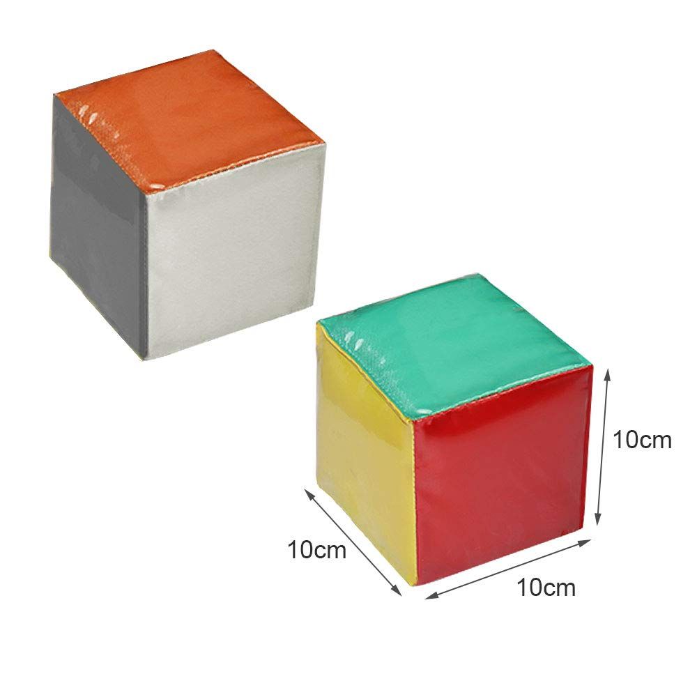Playing Game Dice Soft Foam Cubes, Set of 2 Learn Pocket Cubes, Ages 3 Years and Up and surface washable โ image 5