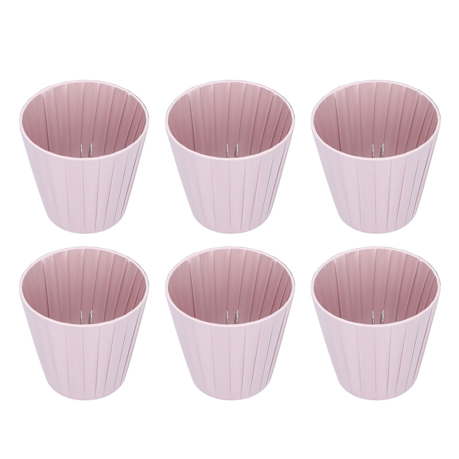 6pcs Chandelier Cloth Lampshade Wall Lamp Clip On Cover Shades Modern Simple Decoration for Home — image 5