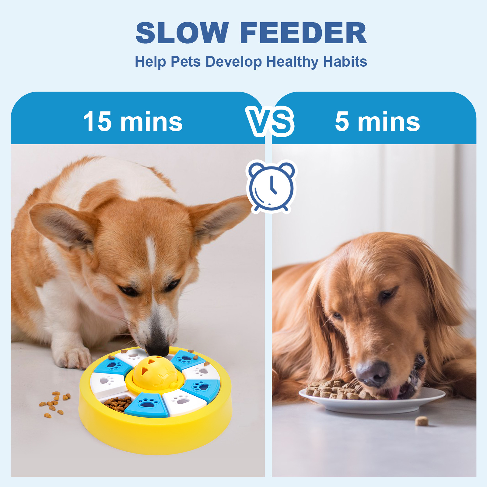 Interactive Dog Puzzle Feeder Toy - Slow Feeder for IQ Training & Mental Stimulation(purple) โ image 3