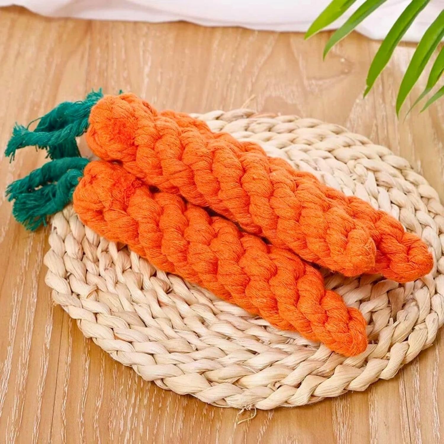 12 PCS Carrot Dog Rope Toys for Dogs, Durable Chew Toys for Aggressive Chewers, Entertainment & Interaction, Teeth Cleaning and Chewing, All-Cotton โ image 6