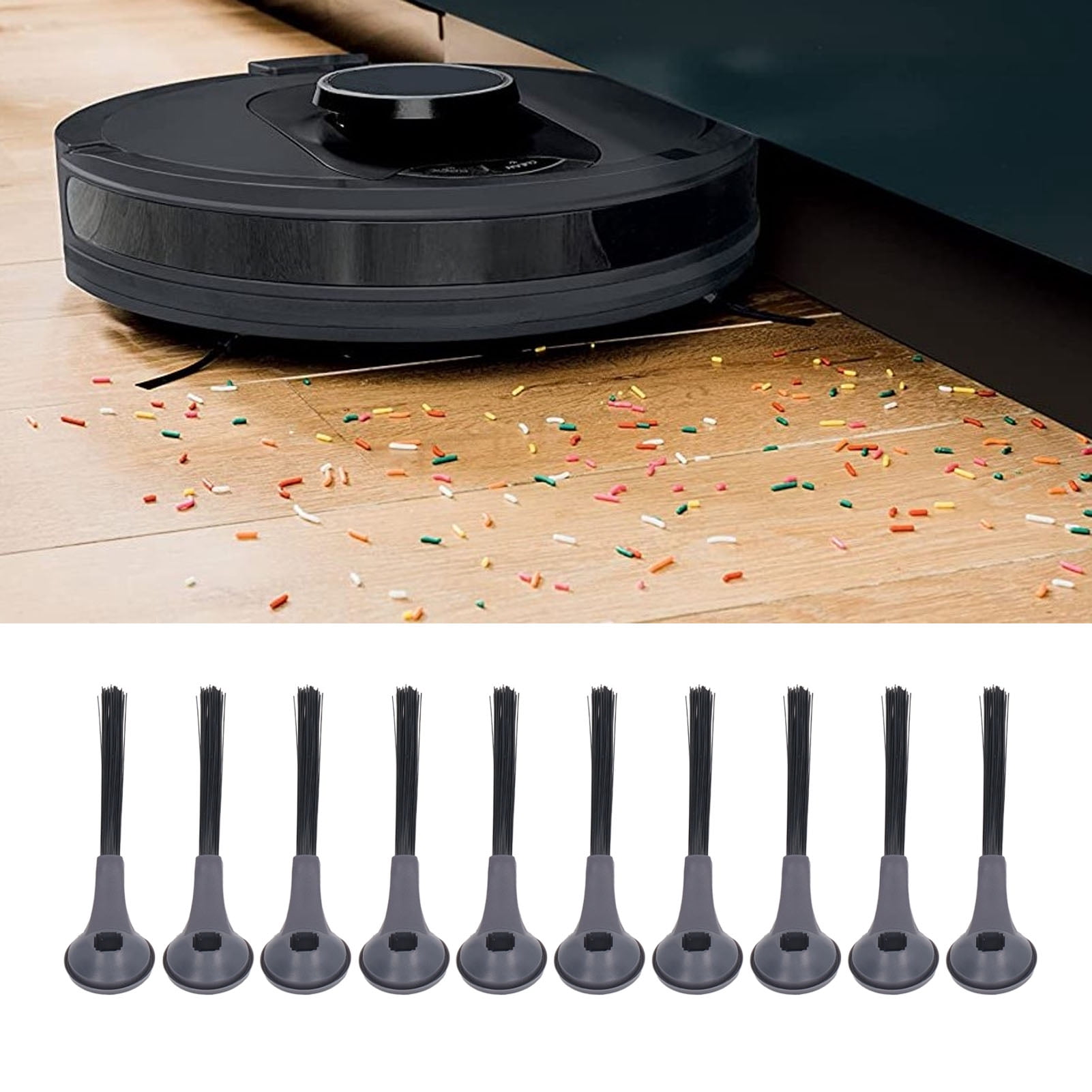 10 Pcs Side Brush Vacuum Cleaner Replacement Spare, Parts for Shark AV2501AE AV2502AE Sweeper Robot Vacuum Cleaner — image 5