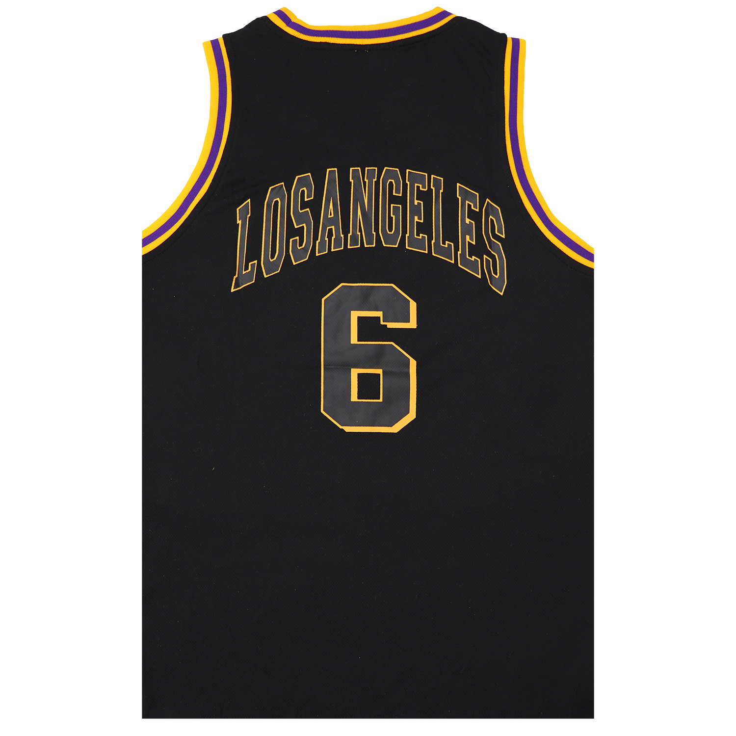 Kid's Basketball Jersey Tank Boys Sports T Shirt Tee Singlet Tops Los Angeles, Black - Los Angeles 6, 2 โ image 2