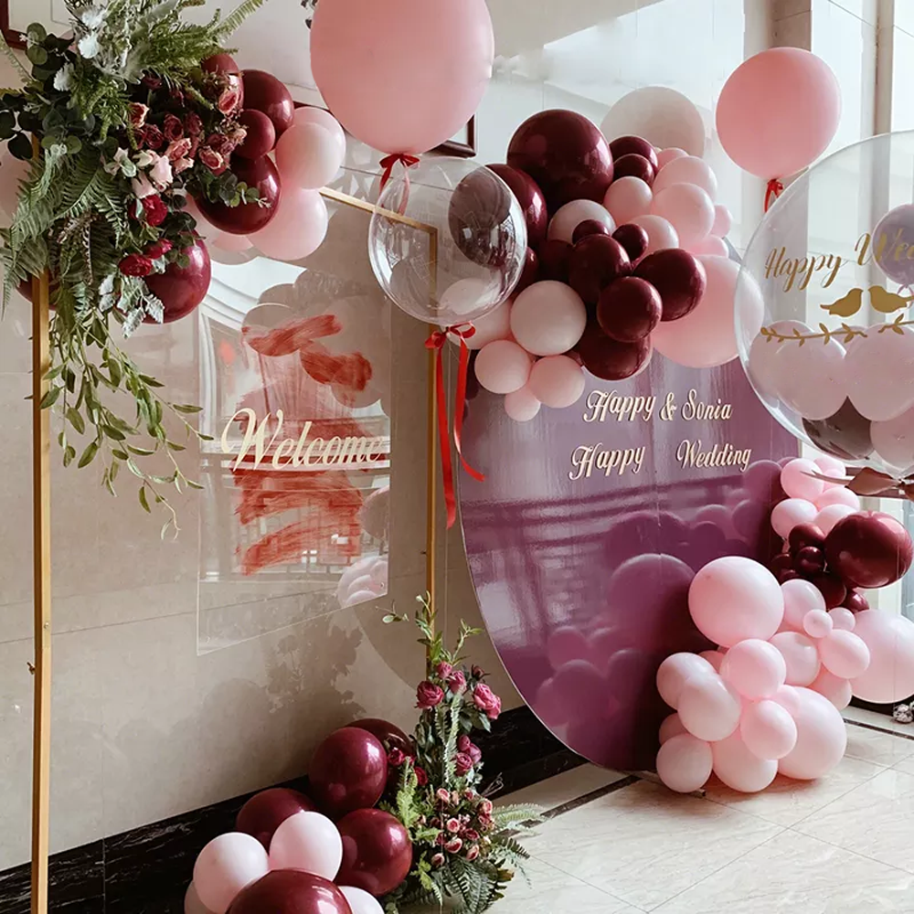 Golden Square Wedding Arch Adjustable 1M-2M Flower Rack Backdrop Stand Balloon Arch Stand for Wedding Birthday Party Garden Ceremony Decoration — image 4