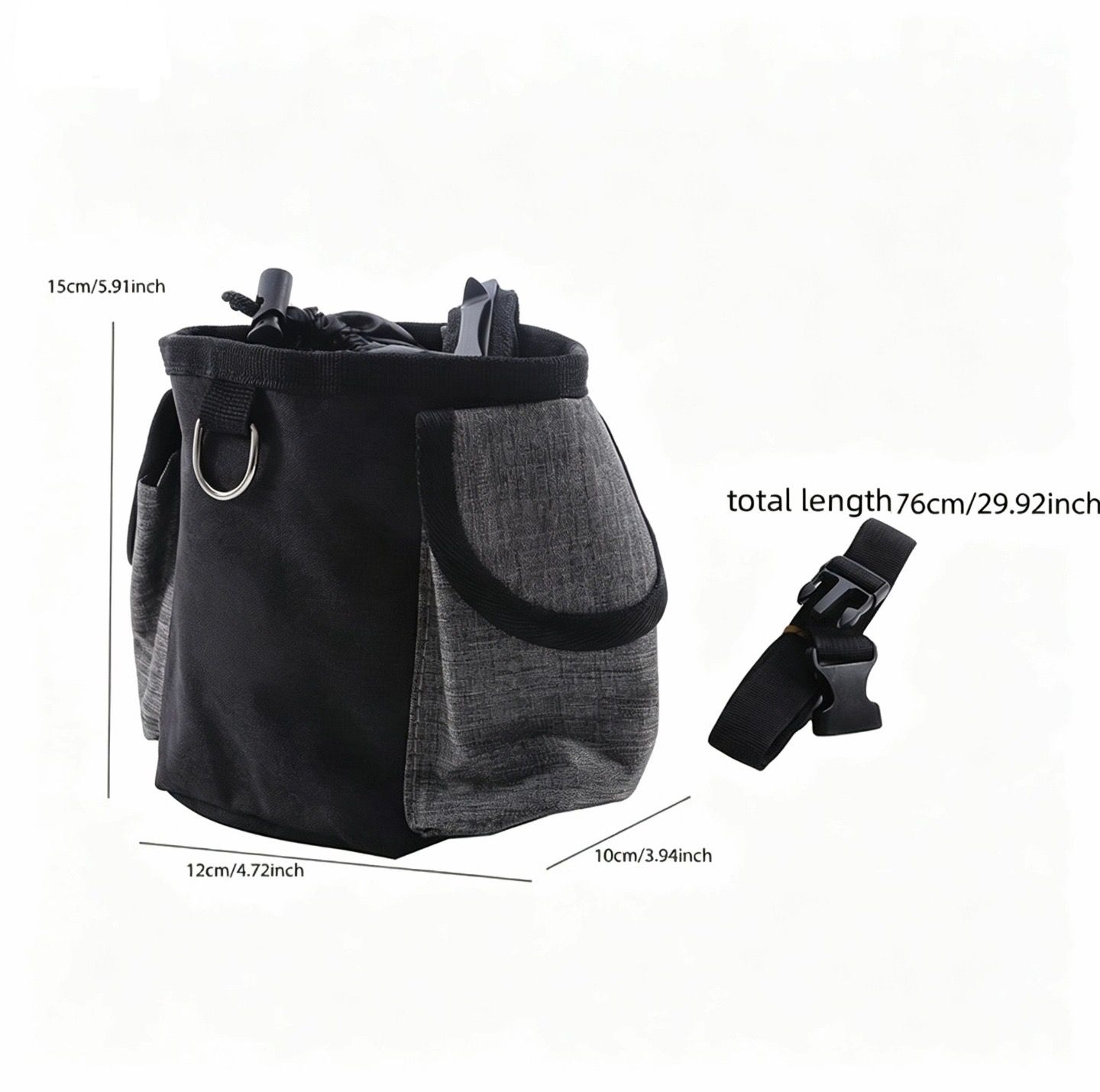 Pet Training Treat Pouch Waist Bag – Portable Hands-Free Fanny Pack for Dog Walking, Outdoor Hiking, and Everyday Carry, Thickened Wear-Resistant — image 2