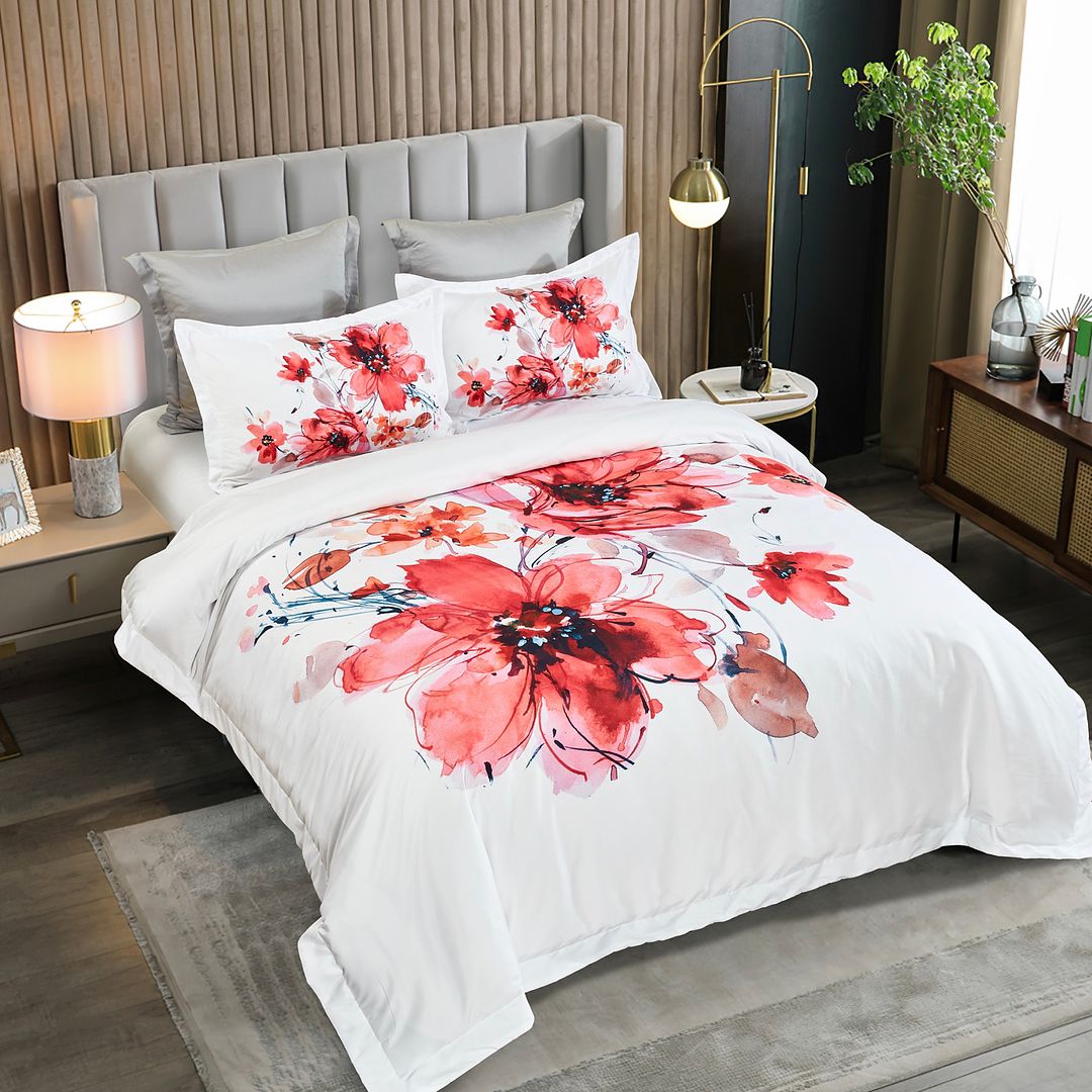 Lulani Floral Quilt Cover Set - Queen Size — image 2