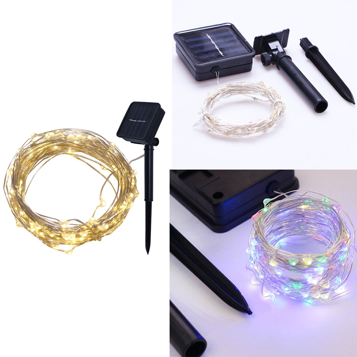 Solar Powered String Lights Fairy String Light for Outdoor Wedding Party Seasonal Decorations โ image 3