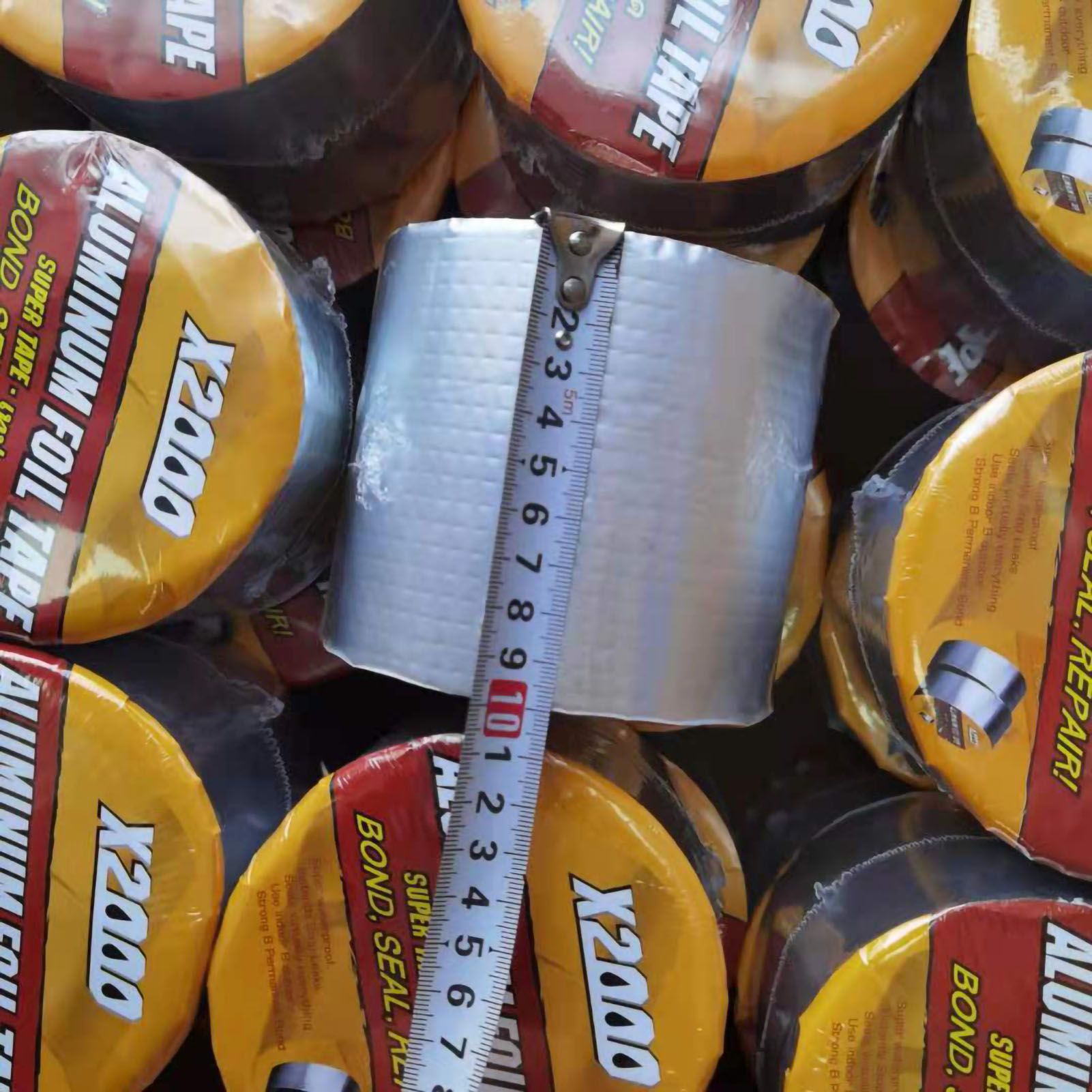 Aluminum Foil Butyl Tape Waterproof Patch Self Adhesive Tape Free Smashing Bricks Waterstop Tape 5cm / 2.0in — image 3