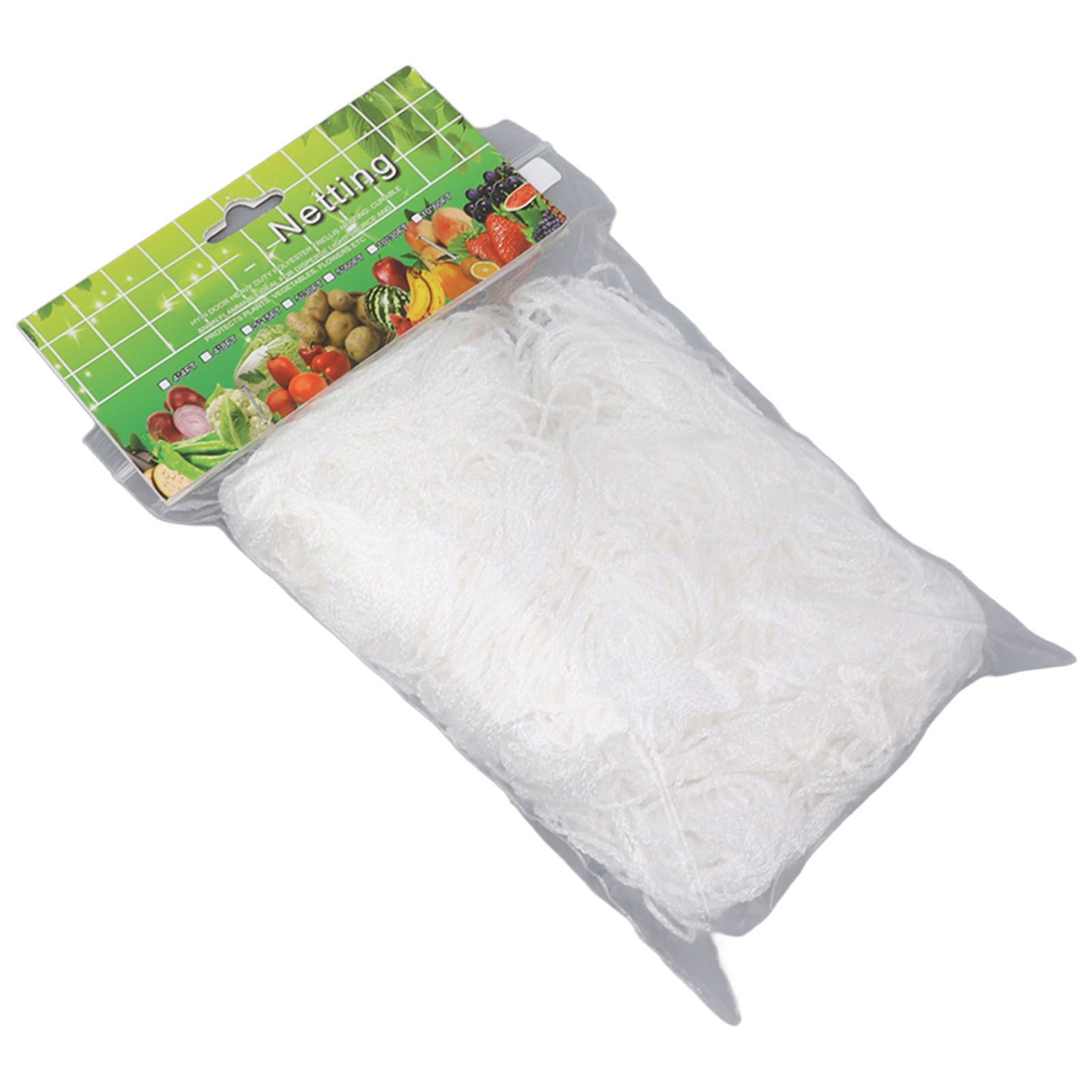 White Garden Plant Trellis Polyester Netting Fruits Vegetables Plants Trellis Net Multi Layer Climbing Plants Trellis Net for Home Yard Farm 5 × 30FT — image 4