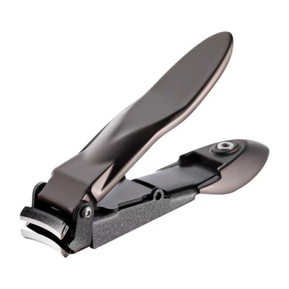 Heavy Duty Sharp Self-Collecting Nail Cutter, Ergonomic Lever for Fingernails & Toenails, Ideal Gift for Men & Grooming Gifts(black) — image 2