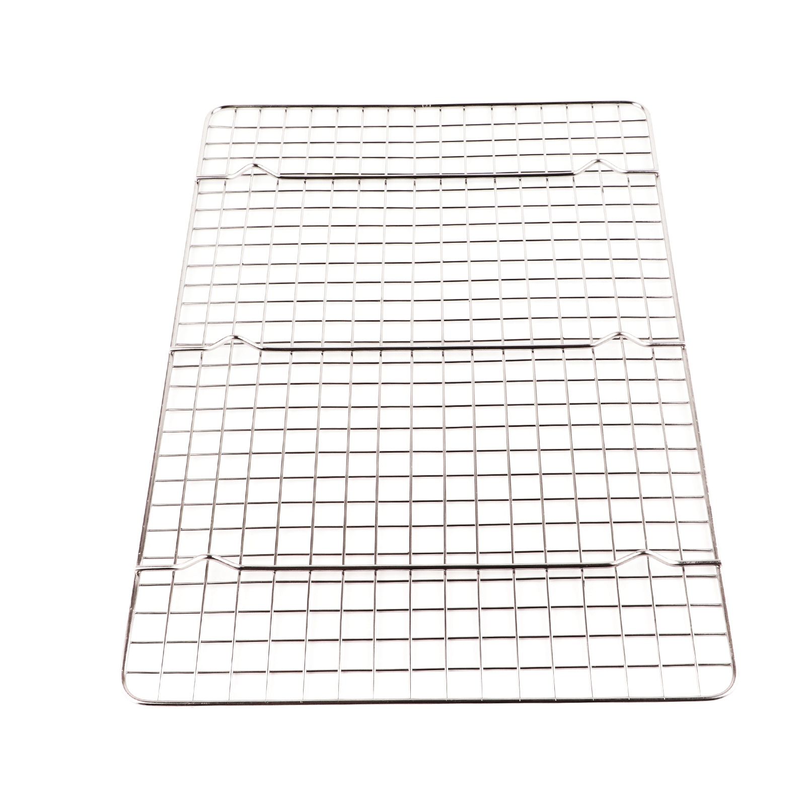 Checkered Cooling Rack 304 Stainless Steel Grid Deformation Resistance Baking Wire Rack for Home Bakery Bread Cake Cooky — image 5