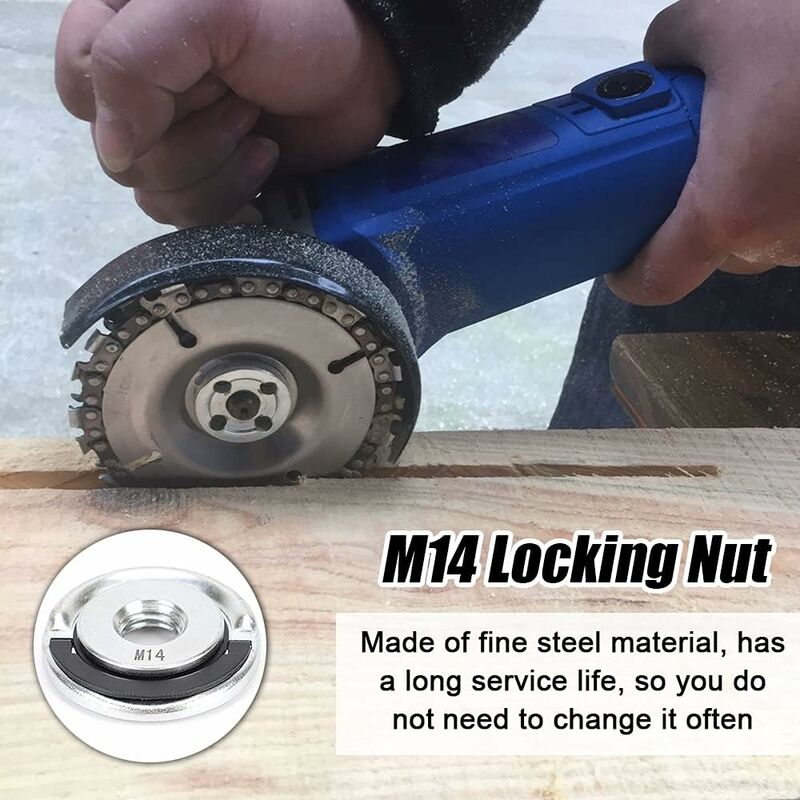 Angle Grinder Nuts Lock Nuts Angle Grinder Accessory Quick Utility Clamping Tool M14 14Mm Fit โ image 3