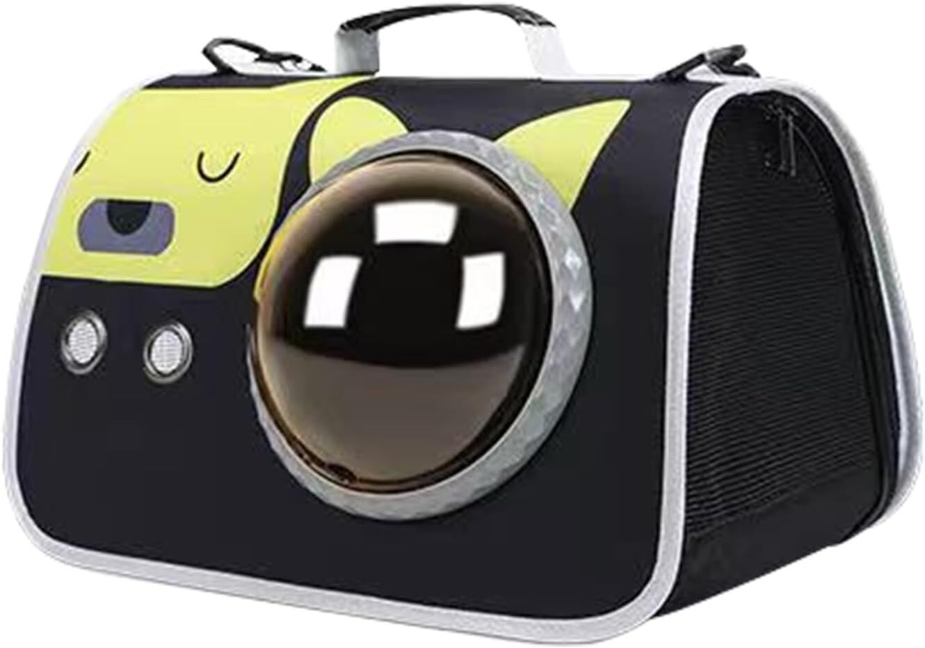 pet products Printed Space Capsule Cat Bag, Large Capacity Crossbody Dog Bag, Universal Pet Bag for All Seasons โ image 3