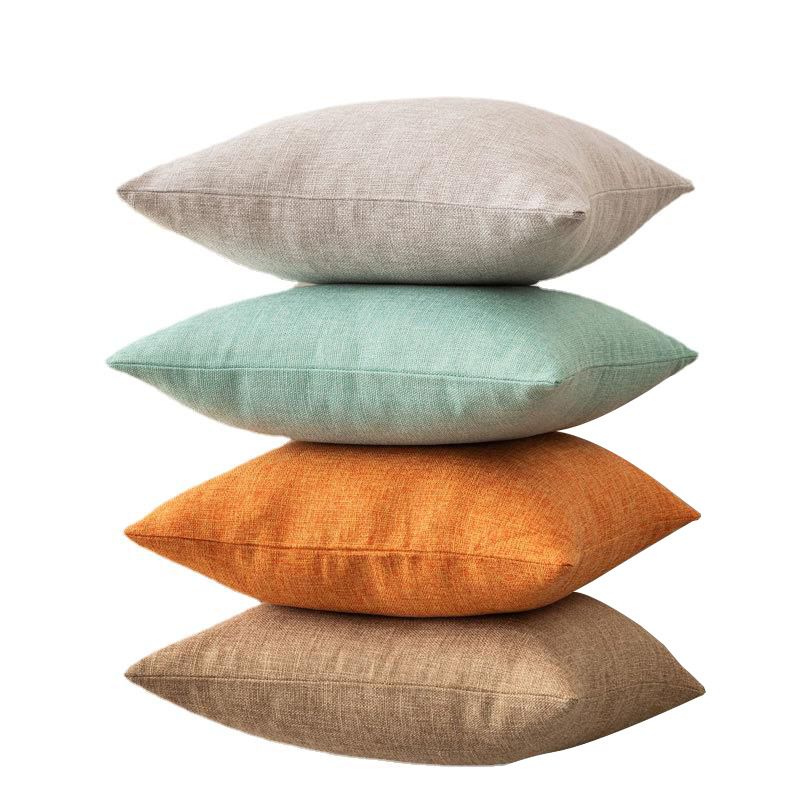 Shengdu Solid Color Polyester Pillow Case 40x40cm csmm light green 55*55cm single pillowcase โ image 5