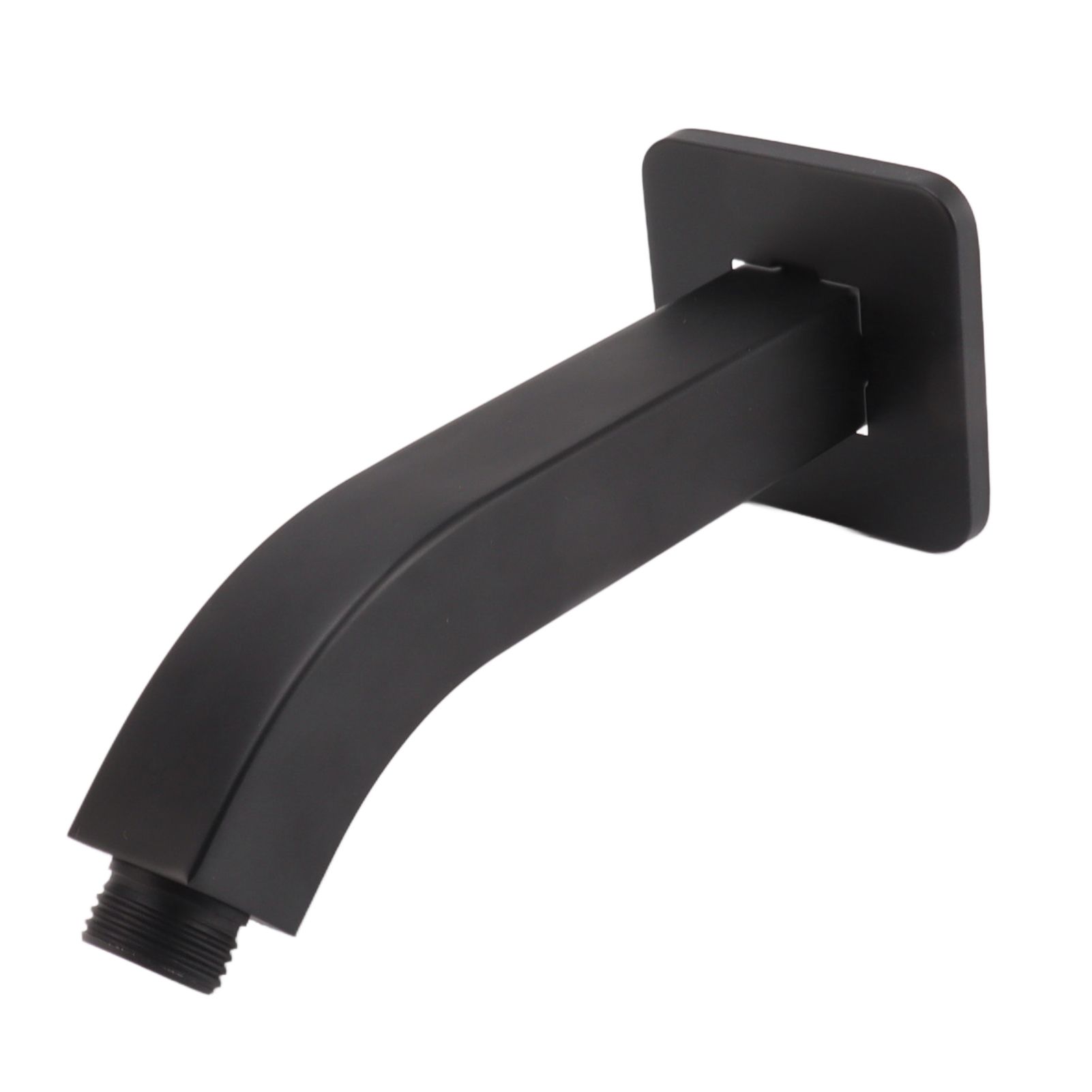 Shower Arm Extension Tube Brass Shower Head Extender Home Decoration NPT for Bathroom Black — image 2