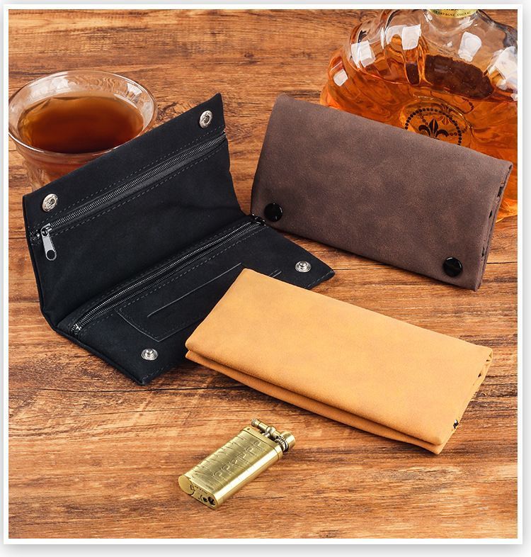 Matte Leather Storage Bag Black — image 5