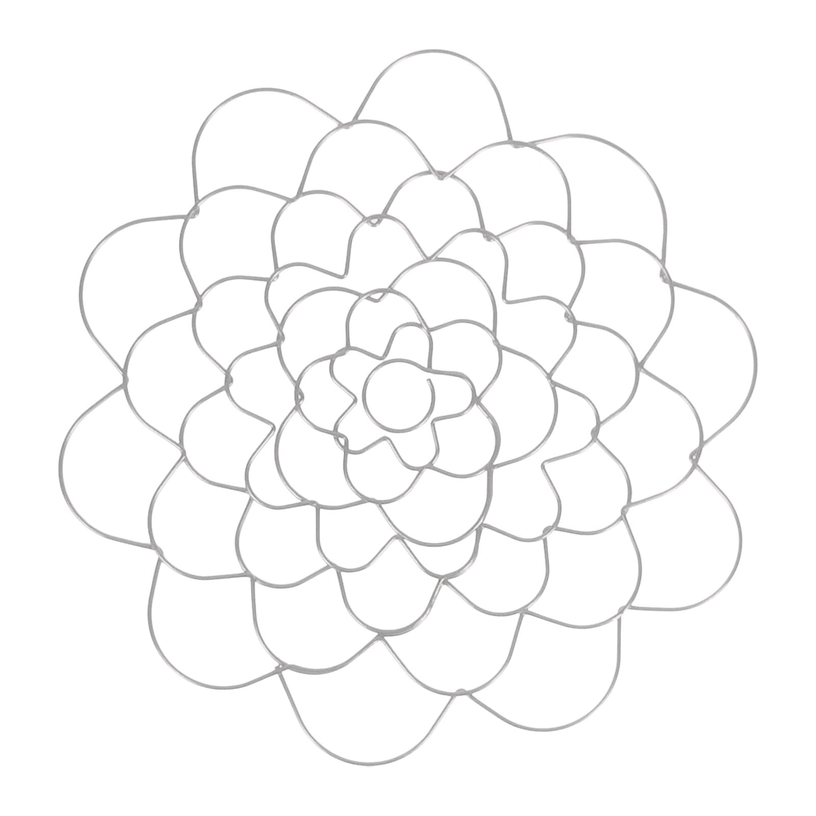 Stainless Steel Flower Arranger Frog, Round Floral Stem Holder Grid for Vases Bouquets and Flower Arranging, Gold, 5 in
