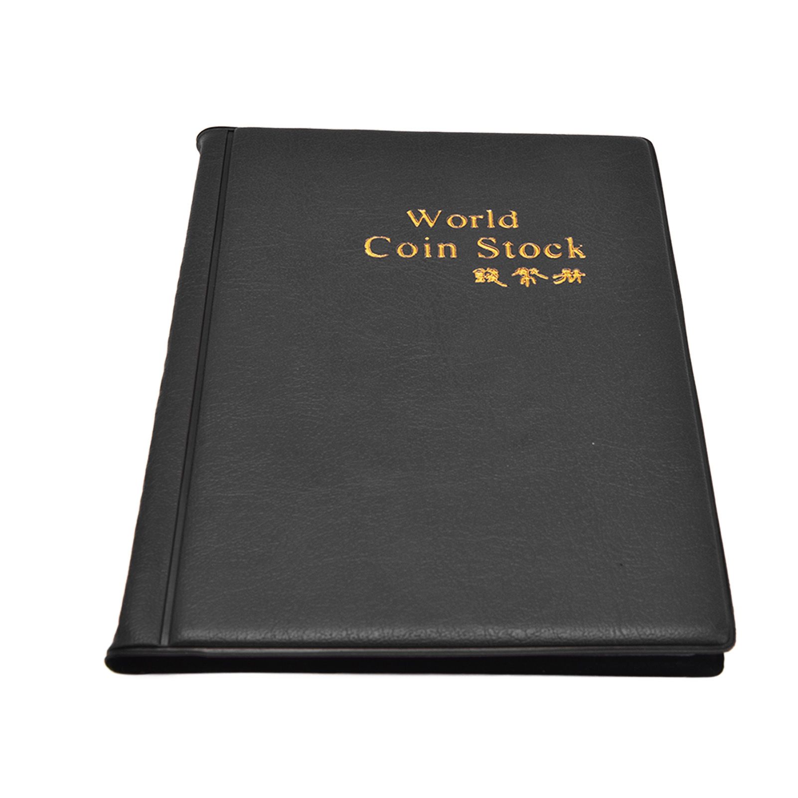 Coin Collection Book 120 PVC Pockets PU Cover Transparent Design Soft Highly Durable Clear Texture Coin AlbumBlack โ image 2