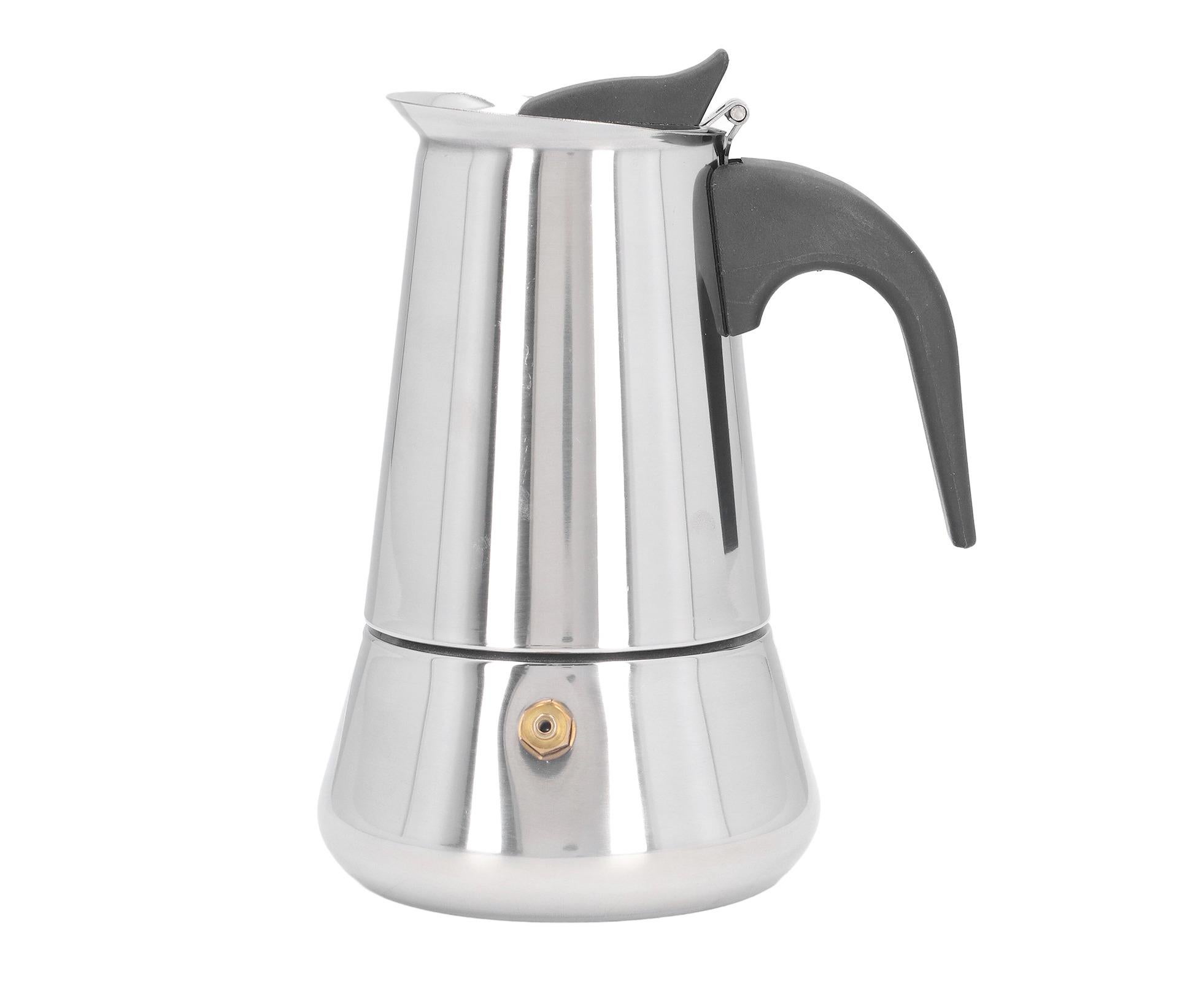Stovetop Coffee Maker, Large Capacity Stainless Steel Moka Pot, 4 Cups, 400ml โ image 6