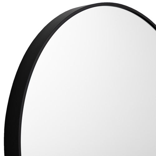 Metal Round Mirror 100cm - Black โ image 2