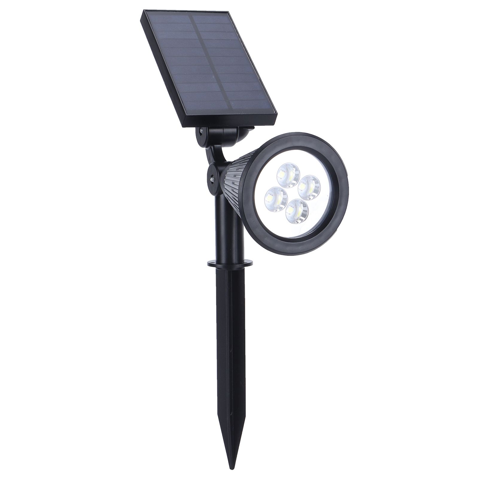 LED Solar Lamp IP65 Waterproof Lawn Light Outdoor Garden Courtyard Landscape Decoration Black — image 2