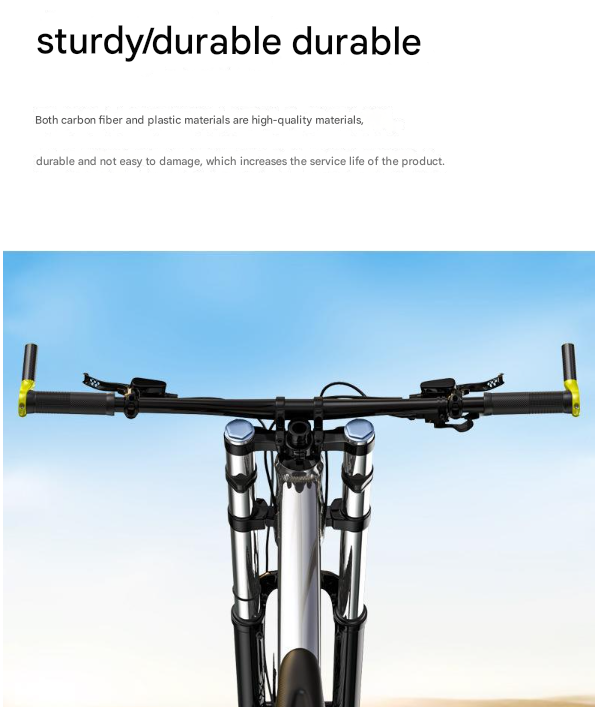 Black and Pink Ultralight Carbon Fiber Bicycle Bar Ends - Ergonomic Anti-Slip Grips for MTB & Hybrid Bikes (22.2mm) โ image 4