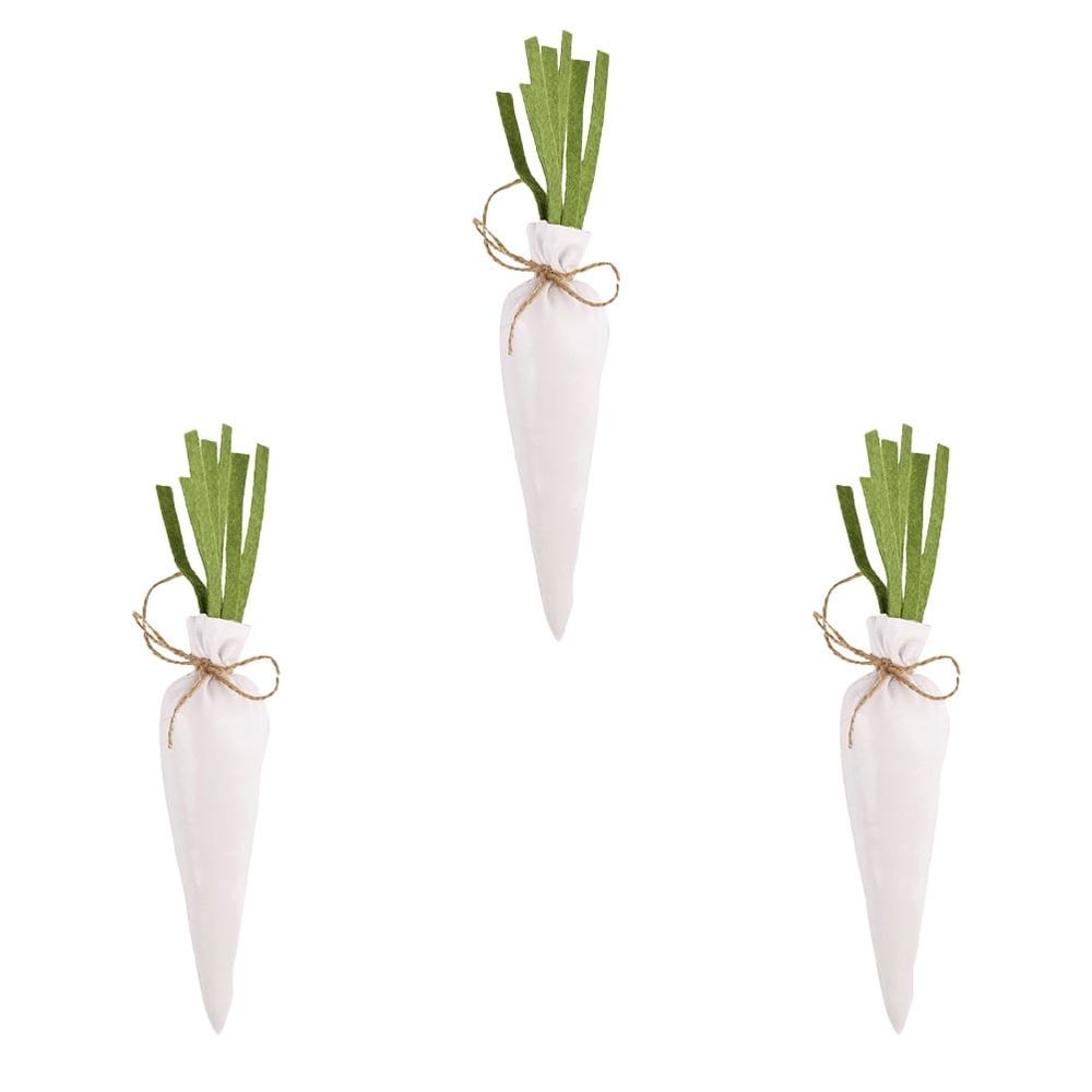 3 Pcs Festival Gift Easter Carrot Decoration Cute Decorations Child